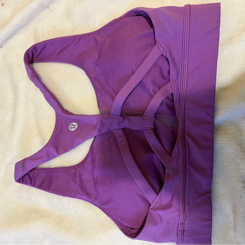 Purple Sports Bra